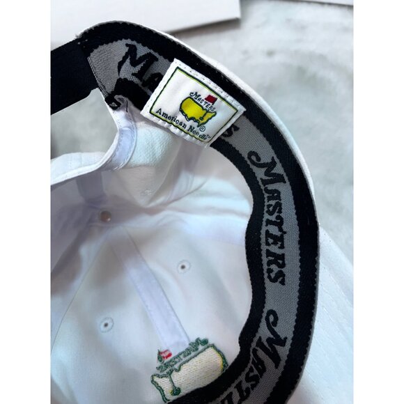 Masters Golf Tournament performance tech hybrid White Adjustable Cap hat - Picture 7 of 7
